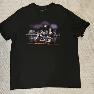 Harley-Davidson Black Short Sleeve Tee Urban Design
